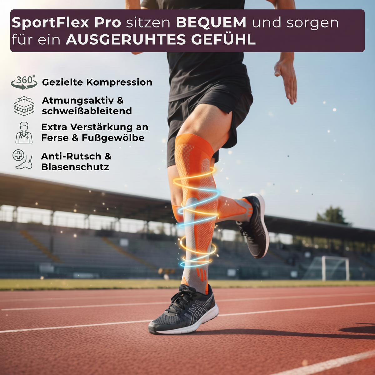 SportFlex Pro Athletic Kompressionssocken