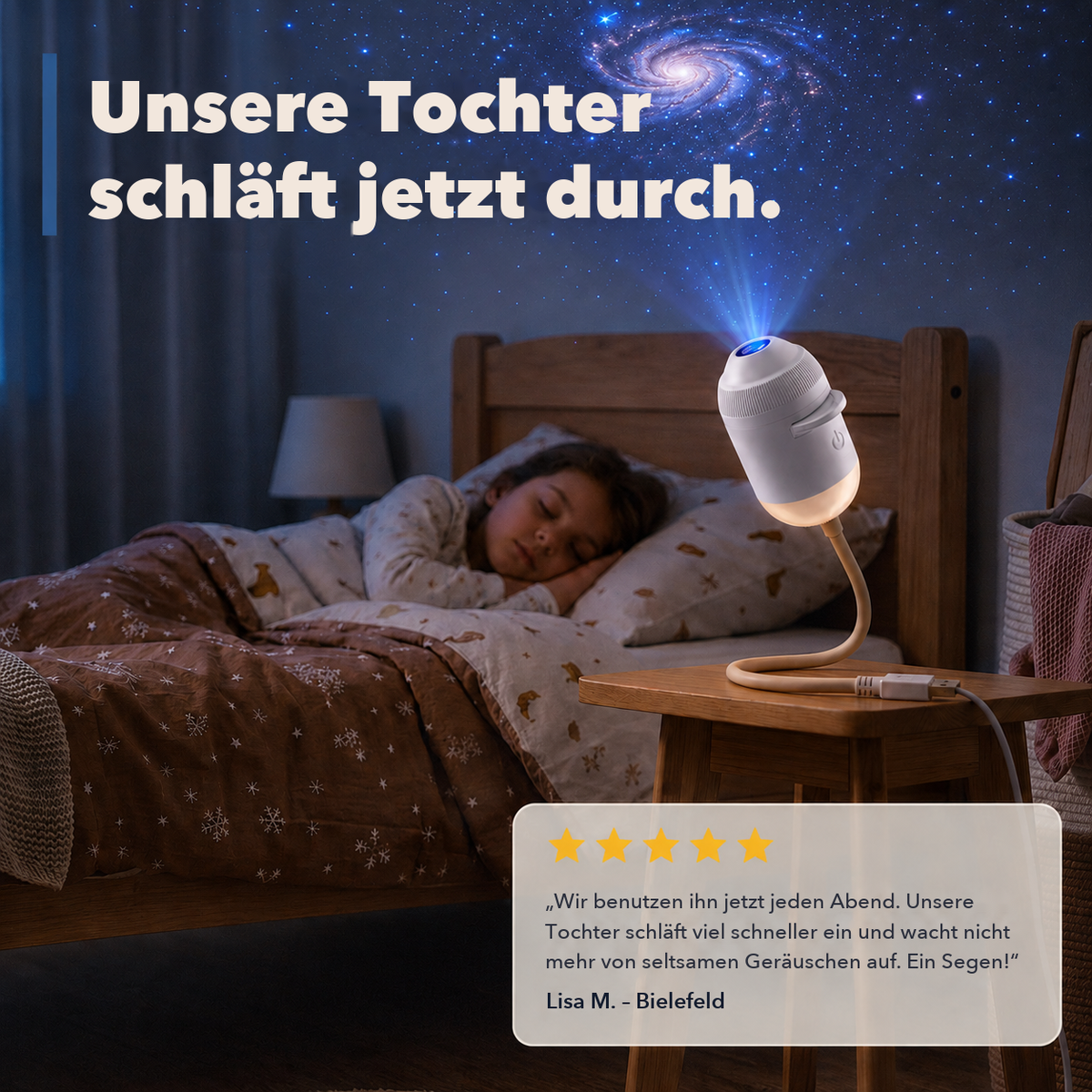 Kundenstimme: Unsere Tochter schläft jetzt durch