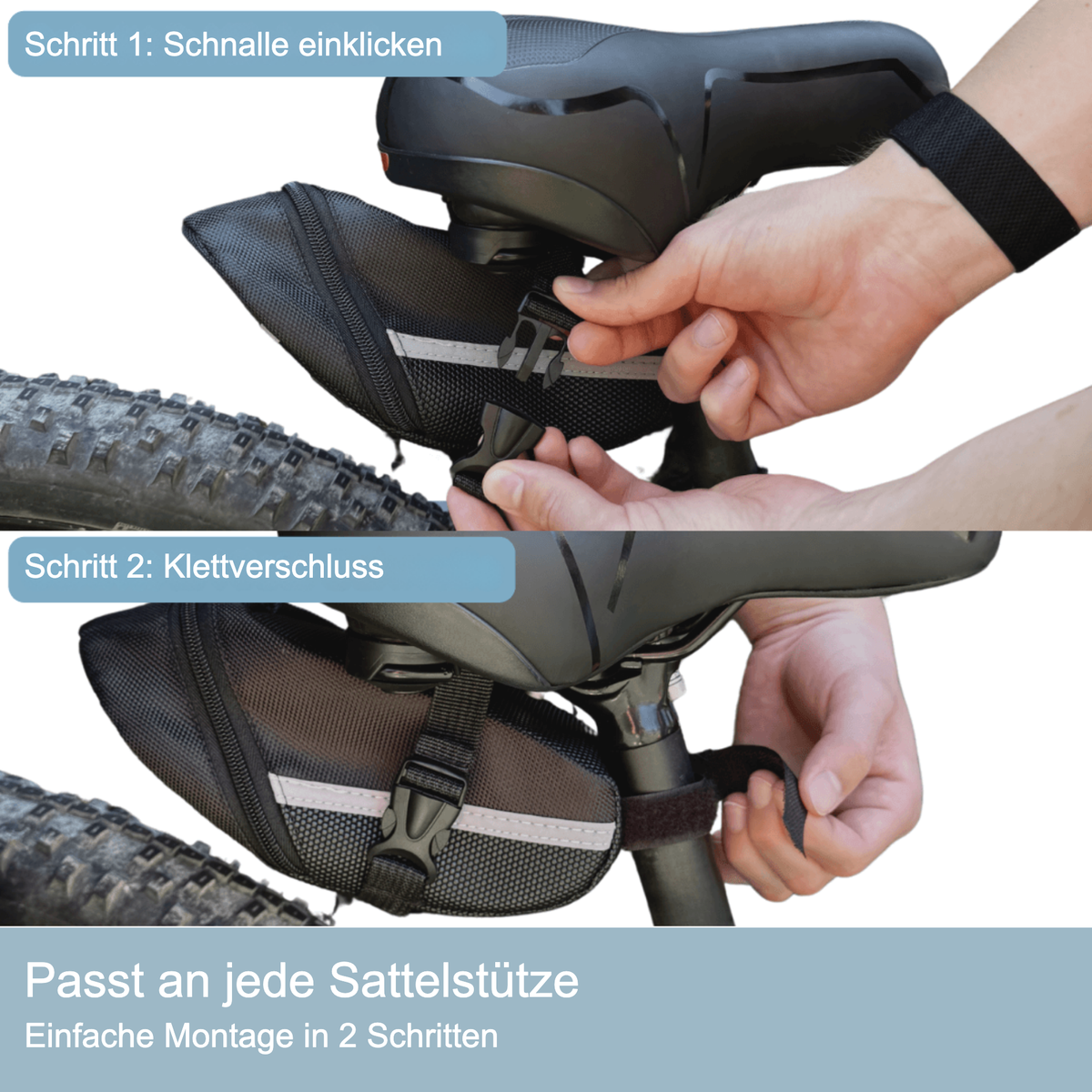 StoreMax Satteltasche - Schlankes Verstauen bei jeder Fahrt