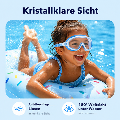 SwimSnap™ - Die Schwimmbrille, die Kinder selbst aufsetzen.